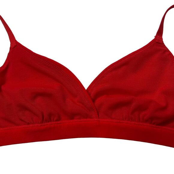 SKIMS Fits Everybody Crossover Bralette + T-String Thong Ruby XXS - Picture 6 of 13